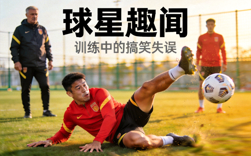 球星趣闻 - 足球运动员训练中搞笑失误瞬间